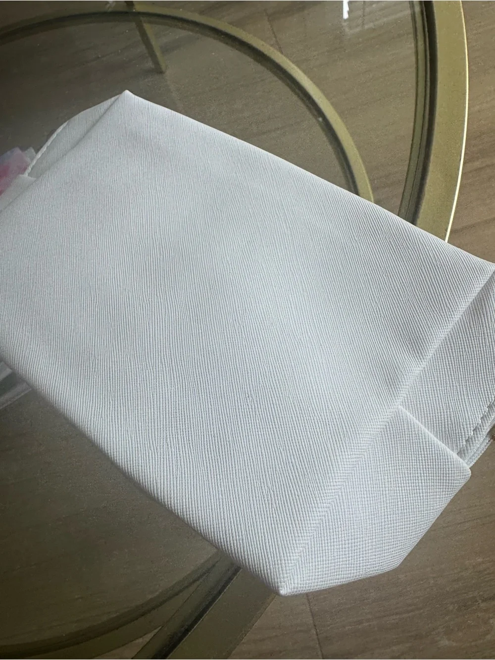 White Pearl-Embellished Bride bag - MRS